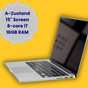 Bestseller! MacBookPro 15.4" Retina A1398 refurbished mit Zorin OS 17.3 Edu A-Zustand