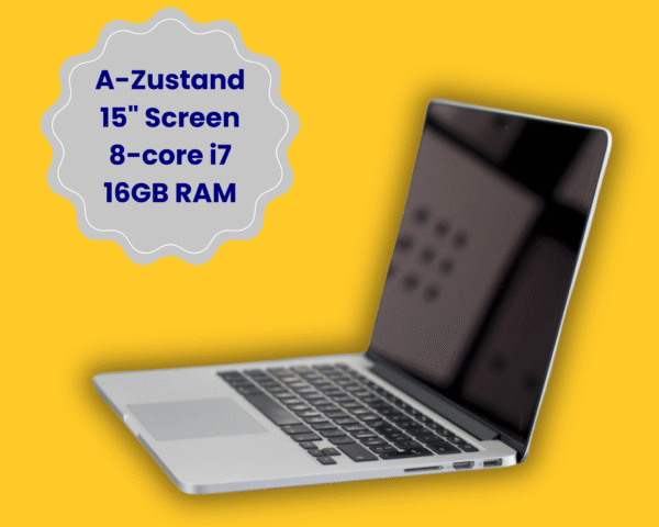 Bestseller! MacBookPro 15.4" Retina A1398 refurbished mit Zorin OS 17.3 Edu A-Zustand