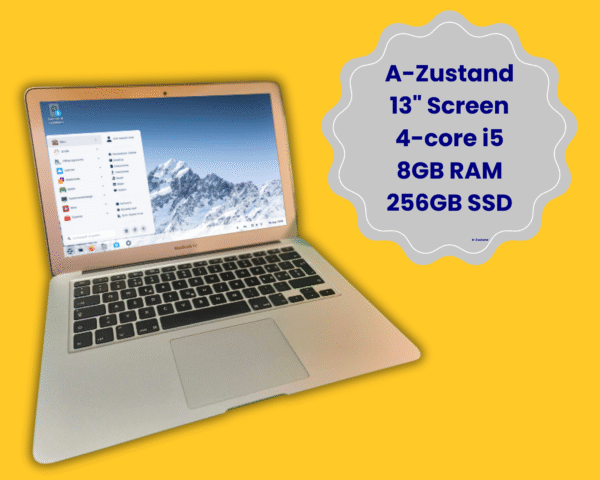 MacBook 13,3" refurbished Zorin OS 17 Education A1466 A-Zustand