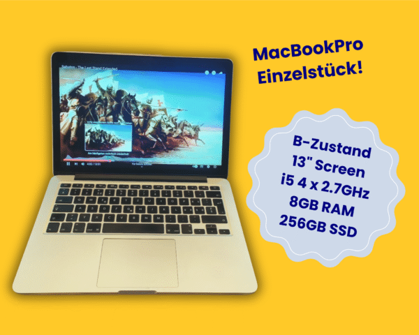 MacBookPro 13,3" Retina A1502 mit ZorinOS Education B-Zustand