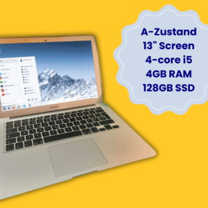 MacBook 13,3" refurbished  (Modell 6,2) A-Zustand 4GB 128GB