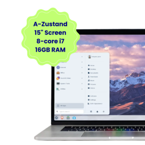 Bestseller! MacBookPro 15.4" Retina A1398 refurbished mit Zorin OS Edu A-Zustand